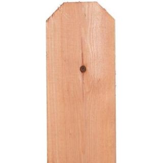 Mendocino Forest Products 11/16 in. x 5 1/2 in. x 6 ft. Redwood Construction Common Dog Ear Fence Picket (8 Pack) C15353