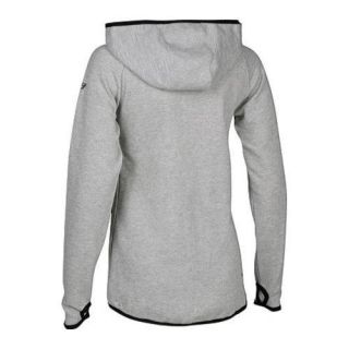 Womens Skechers Lightweight Fitness Hoodie Sweatshirt Light Gray