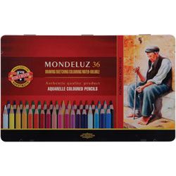 Mondeluz Aquarell Watercolor Pencils (Set of 36)   Shopping