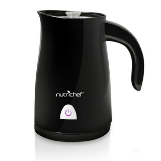 NutriChef PKMFR12 Black Electric Milk Frother and Warmer   17823290