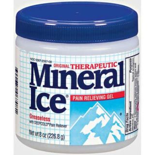 Therapeutic Mineral Ice, Pain Relieving Gel, 8 oz