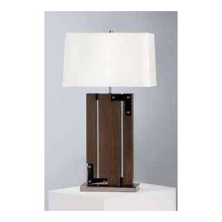 Runyon 29 H Table Lamp with Rectangular Shade