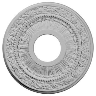 Ekena Millwork 12 1/8 in. O.D. x 3 5/8 in. I.D. x 7/8 in. P Nadia Ceiling Medallion CM12NA