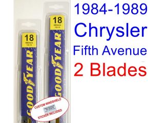 1984 1989 Chrysler Fifth Avenue Wiper Blade (Driver) (1985,1986,1987,1988)