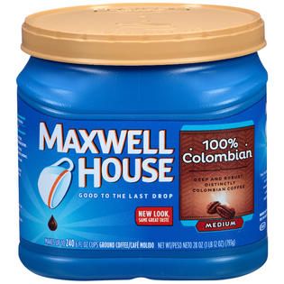 Maxwell House 100% Columbian Medium Coffee 28 OZ CANISTER   Food