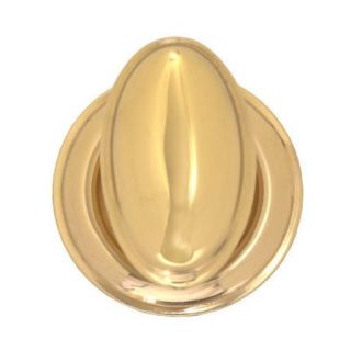 BRASS Accents Trad Rose Oval Knob