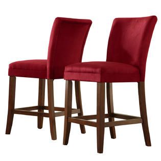 Oxford Creek  Pub Chairs in Cranberry (set of 2)