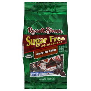 Russell Stover Sugar Free Miniatures, Chocolate Candy, 6 oz (170 g)