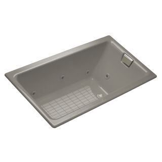 KOHLER Cashmere Cast Iron Rectangular Whirlpool Tub (Common 36 in x 66 in; Actual 24 in x 36 in x 66 in)