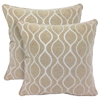 Gemma Chenille Geometri c20 inch Toss Pillow (Set of 2)