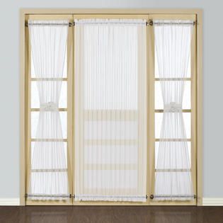 United Curtain Company   Batiste 40 x 72 sheer door panel