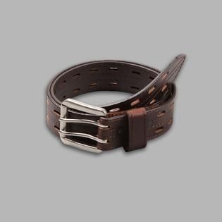 Route 66   Mens Double Tang Leather Belt