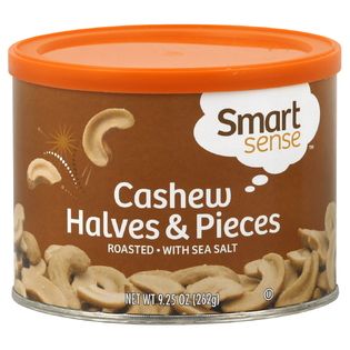 Smart Sense Cashew Halves & Pieces, Roasted, 9.25 oz (262 g)