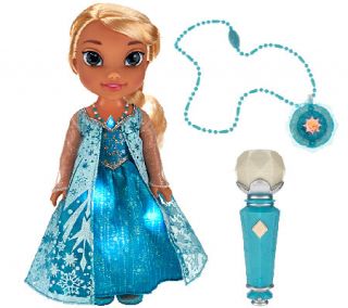 As Is Disneys Frozen Sing with Me Elsa w/ Light Up Dress —