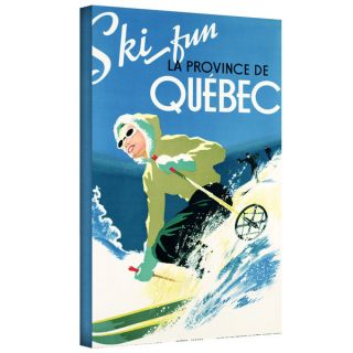 ArtWall Canadian School (20th Century) Poster advertising skiing