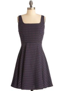 Very Berry Charming Dress in Dots  Mod Retro Vintage Dresses