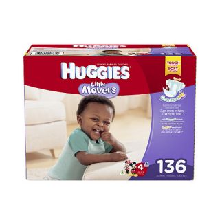Huggies Little Movers Diapers Size 4, 136 Count    Kimberly Clark Corp.
