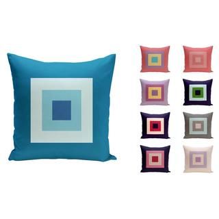 26 x 26 inch Dot/ Square Print Geometric Decorative Throw Pillow