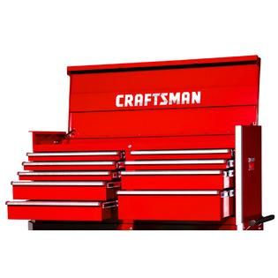 Craftsman 54 9 Drawer PRO Top Chest with integrated Latch system Red