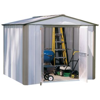 Arrow 8 ft x 9 ft Galvanized Steel Storage Shed (Actuals 8.33 ft x 8.98 ft)