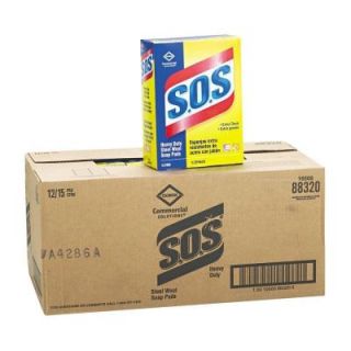 S.O.S. Heavy Duty Steel Wool Soap Pad (15 Count) CLO 88320