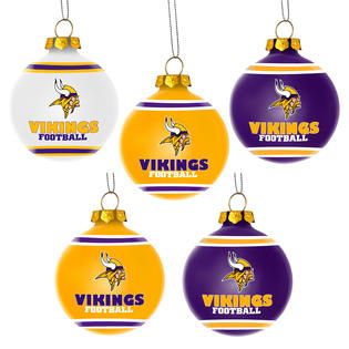 Forever Collectibles Minnesota Vikings 5 Pack Shatterproof Ball