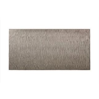 Fasade Dunes Vertical 96 in. x 48 in. Decorative Wall Panel in Galvanized Steel S67 30