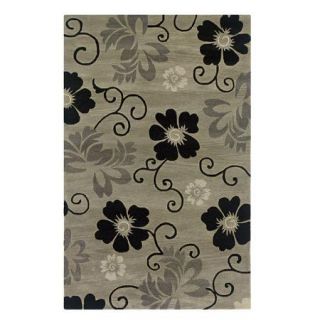 Rizzy Rugs Pandora Pewter Floral Area Rug