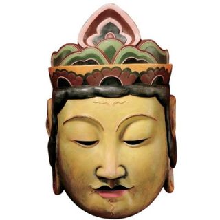 Novica Flower Face Buddha Mask Wall Décor