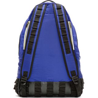 Krisvanassche Navy Nylon Backpack