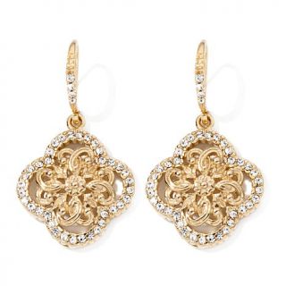 Emma Skye Jewelry Designs Floral Goldtone Earrings   7502966