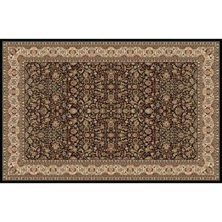 Home Dynamix Classic Rectangular Black Woven Area Rug (Common 5 ft x 8 ft; Actual 5.16 ft x 7.5 ft)