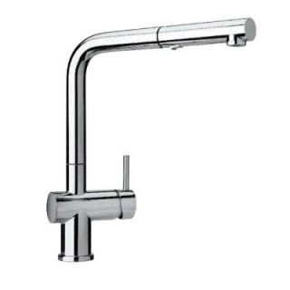 LaToscana Torino Single Handle Pull Out Sprayer Kitchen Faucet in Chrome HDCR566LFEX