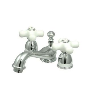 Elements of Design Mini Widespread Bathroom Faucet with Double