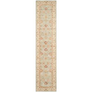 Safavieh Antiquity Grey Blue/Beige 2 ft. 6 in. x 18 ft. Runner AT822A 218