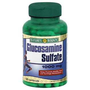 Natures Bounty  Glucosamine Sulfate, 1000 mg, Capsules, 120 capsules