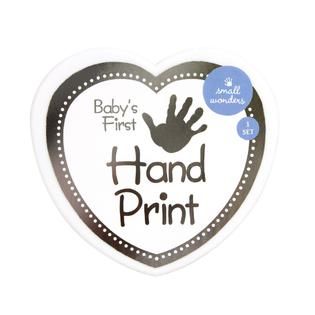 Small Wonders  Heart Shaped Babys First Handprint Kit