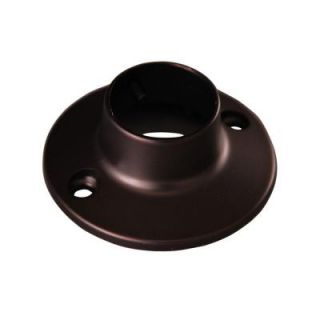 Barclay Products 3 in. Heavy Round Shower Rod Flanges in Oil Rubbed Bronze 310 ORB