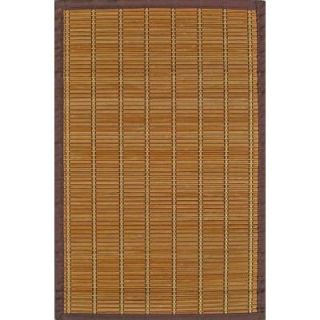 Anji Mountain Pearl River Brown and Gold 4 ft. x 6 ft. Area Rug AMB0020 0046