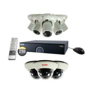 Revo 16 Channel 2TB 960H DVR Surveillance System with (8) 1200 TVL 100 ft. Night Vision Cameras R165D3IT5I 2T