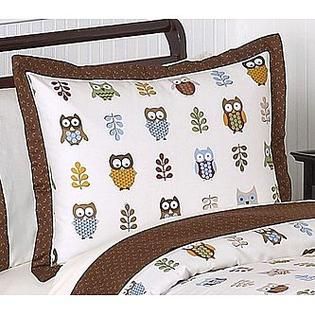 Sweet Jojo Designs   Owl Collection 3pc Full/Queen Bedding Set