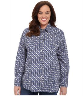 Roper Plus Size 0183 Diamond Geo Blue