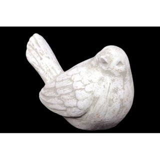 Ceramic Bird Leaf Finish Silver