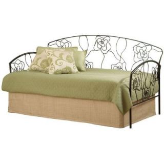 Hillsdale Furniture Rose Twin Size Daybed in Aged Steel Finish   DISCONTINUED 1729DBLH