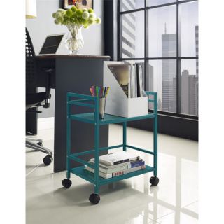 Altra Furniture Marshall 20.47 2 Shelf Rolling Utility Cart