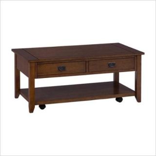 Jofran 1032 Series Rustic Style Cocktail Table in Mission Oak