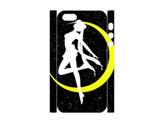 3D Print Hot Japanese Anime Series&Sailor Moon Dance on the Moon  Background Case Cover for iPhone 5/5S  Personalized Hard Cell Phone Back Protective Case Shell Perfect as gift
