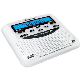 Midland WR120 Weather Alert Radio and Alarm Clock 775784