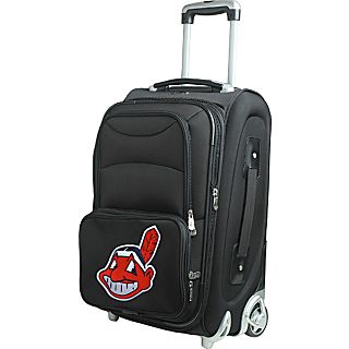 Denco Sports Luggage MLB Cleveland Indians 21In Line Skate Wheel Carry On