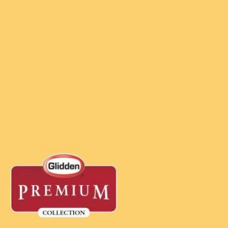 Glidden Premium 1 gal. #HDGY28 May Tulip Yellow Eggshell Latex Interior Paint with Primer HDGY28P 01E